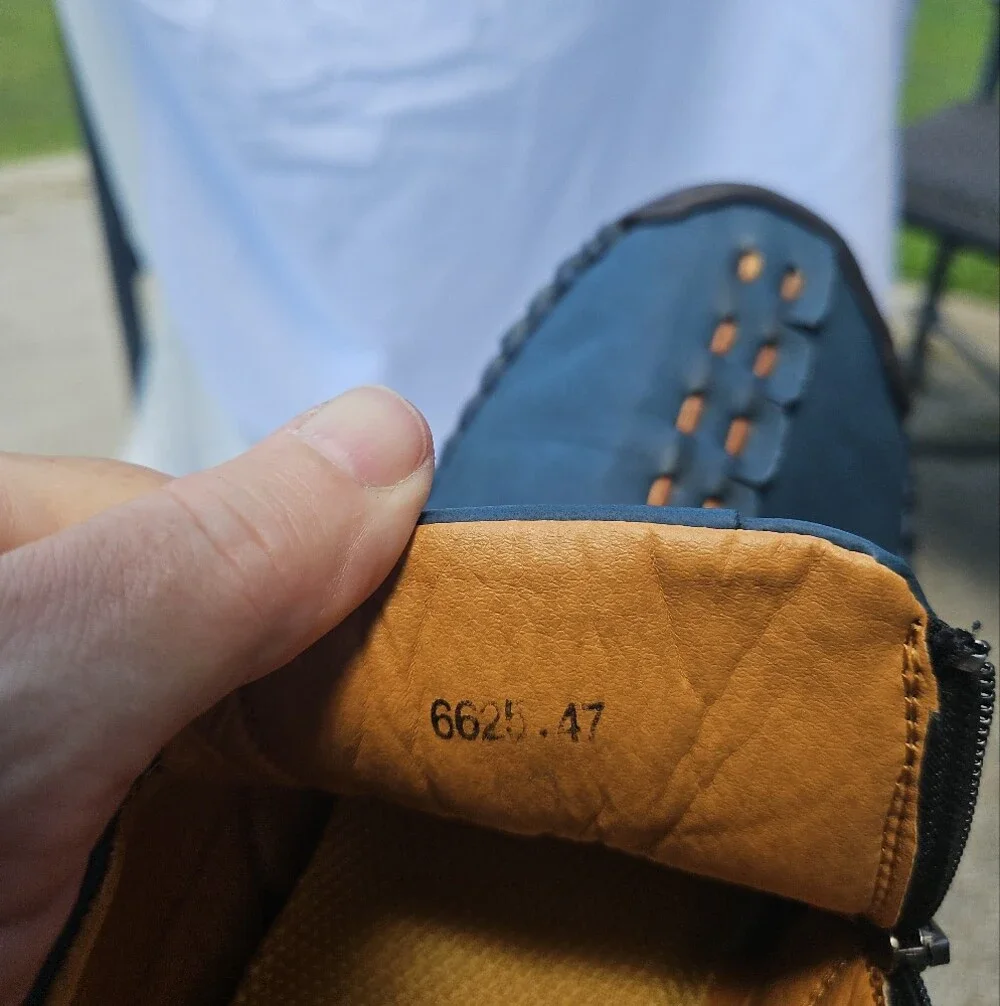 Menico Sport Leather Slip On Stitched Driving Moccasin Chukka Boots
